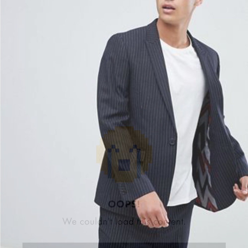 PINSTRIPE ASOS WOOL